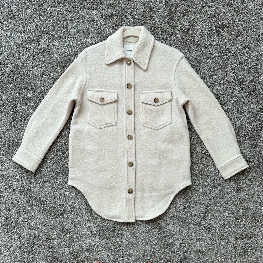 nwot aritzia wilfred ganna shirt jacket